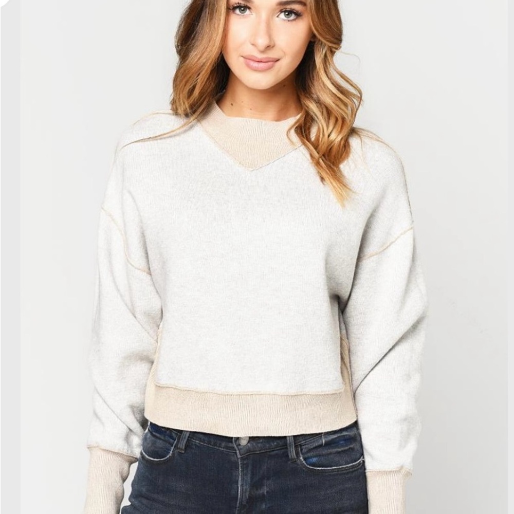 Frame Gray Reversible Sweater - Picture 2 of 6